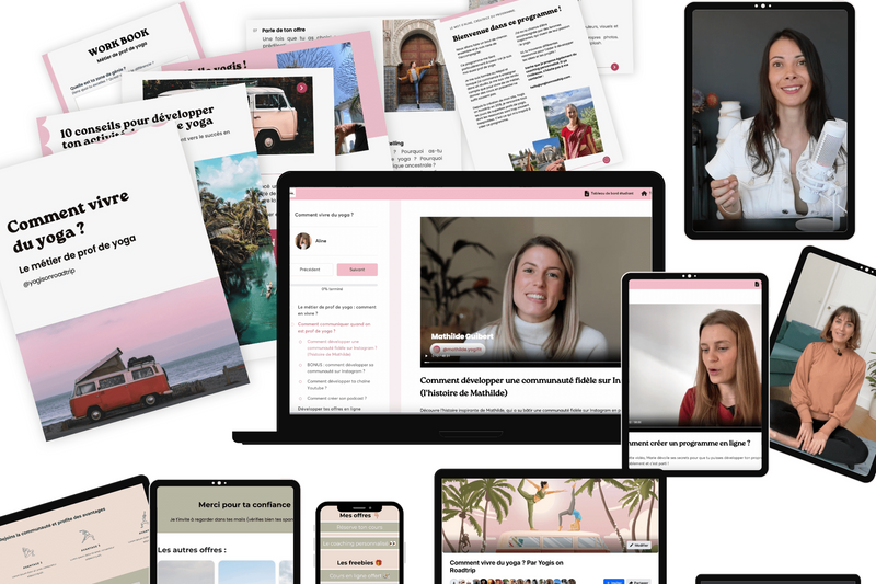 Accompagnement pour aider les profs de yoga à développer leur activité
