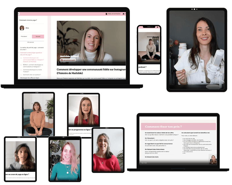Accompagnement pour aider les profs de yoga à développer leur activité
